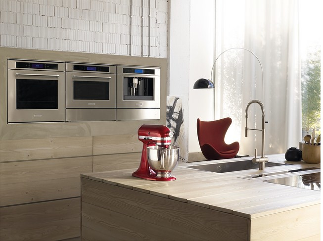 KitchenAid KMDG 4535 comandi a sfioramento, Mwo+Grill, funzione Vapore, Funzione Defrost LCD blu, acciaio inox EasyClean – image 2