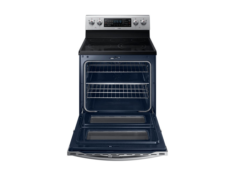 Samsung NE59M6850SS cooker Freestanding cooker Electric Black, Stainless steel – image 2