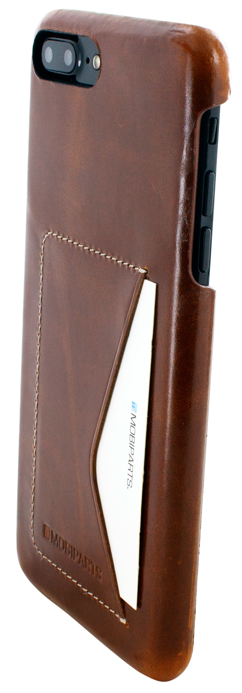 Mobiparts Excellent Backcover Apple iPhone 7 Plus, iPhone 8 Plus Oaked Cognac