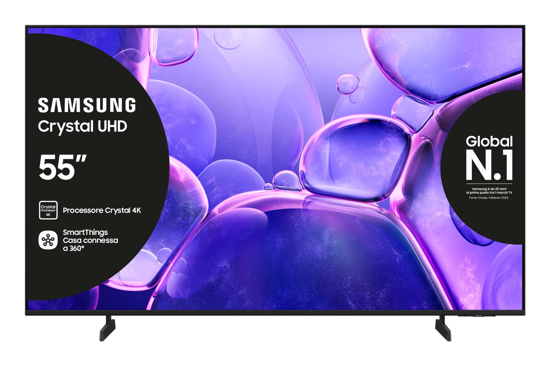TV Samsung LED UE55U8000FU 55 4K UltraHD 50Hz Smart TV Tizen HDR10 Sans cadre — photo 1