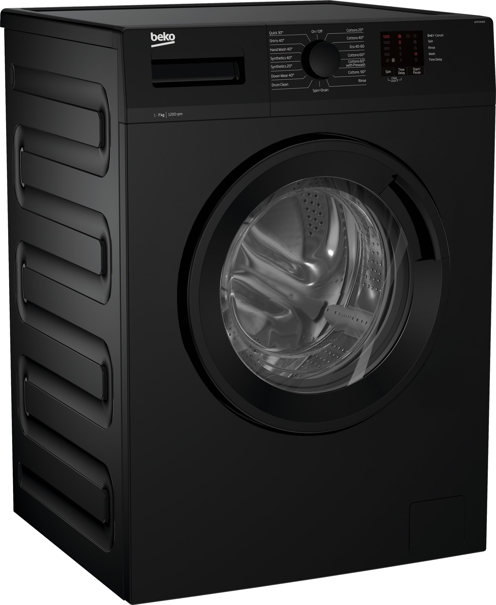 Beko b100 WTK72041B Freestanding – image 2