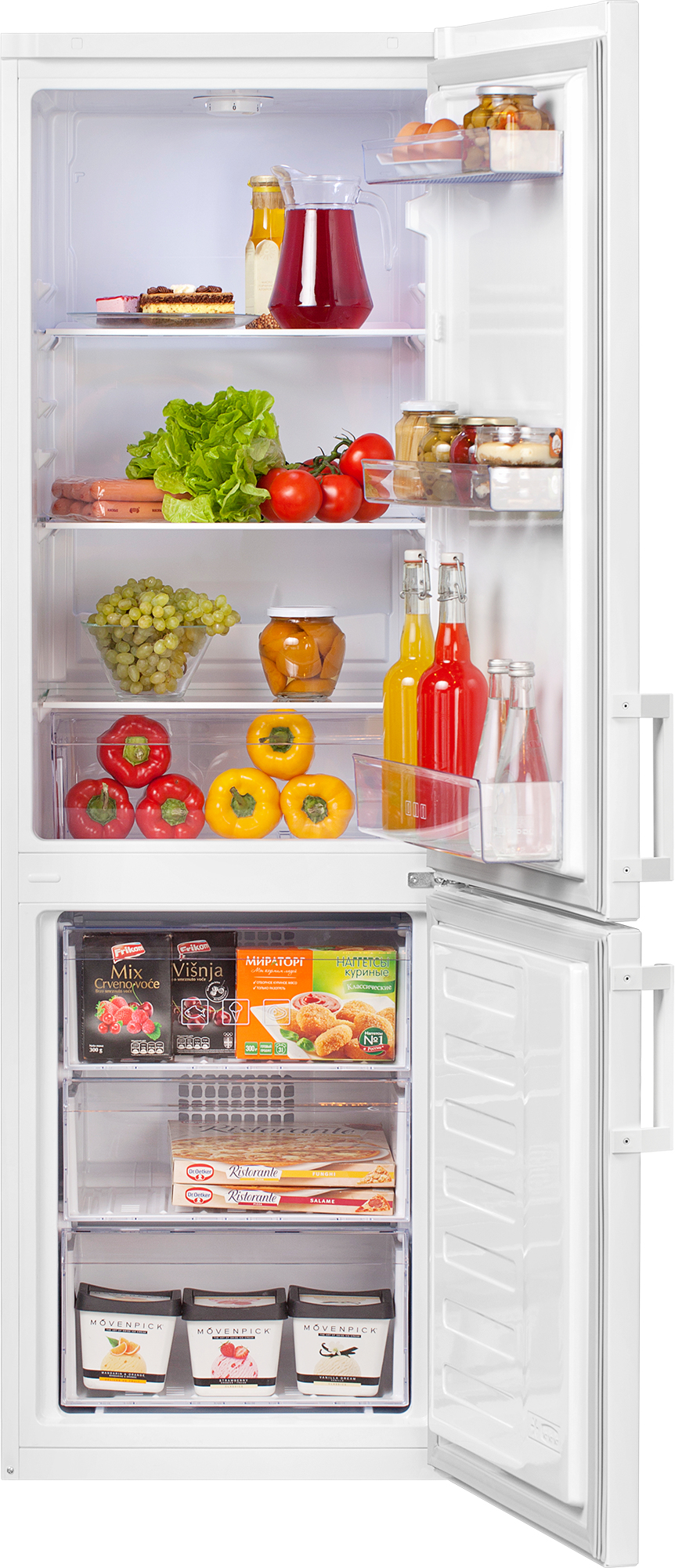 Beko CSK270M31WN fridge-freezer Freestanding – image 2