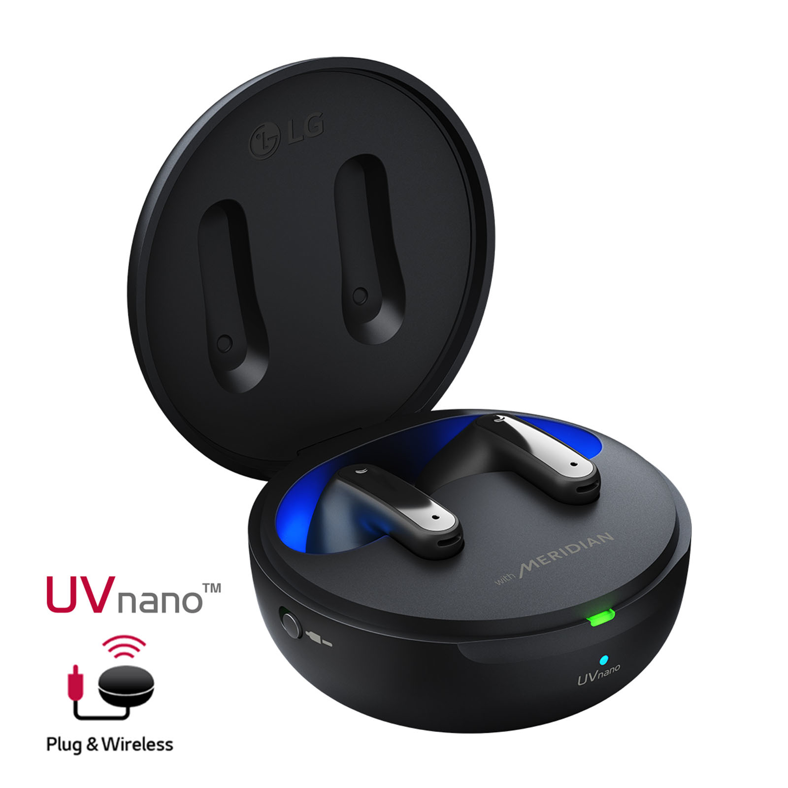 LG TONE-UFP9.CGBRLLK headphones/headset True Wireless Stereo (TWS) In-ear Calls/Music USB Type-C Bluetooth Black – image 3