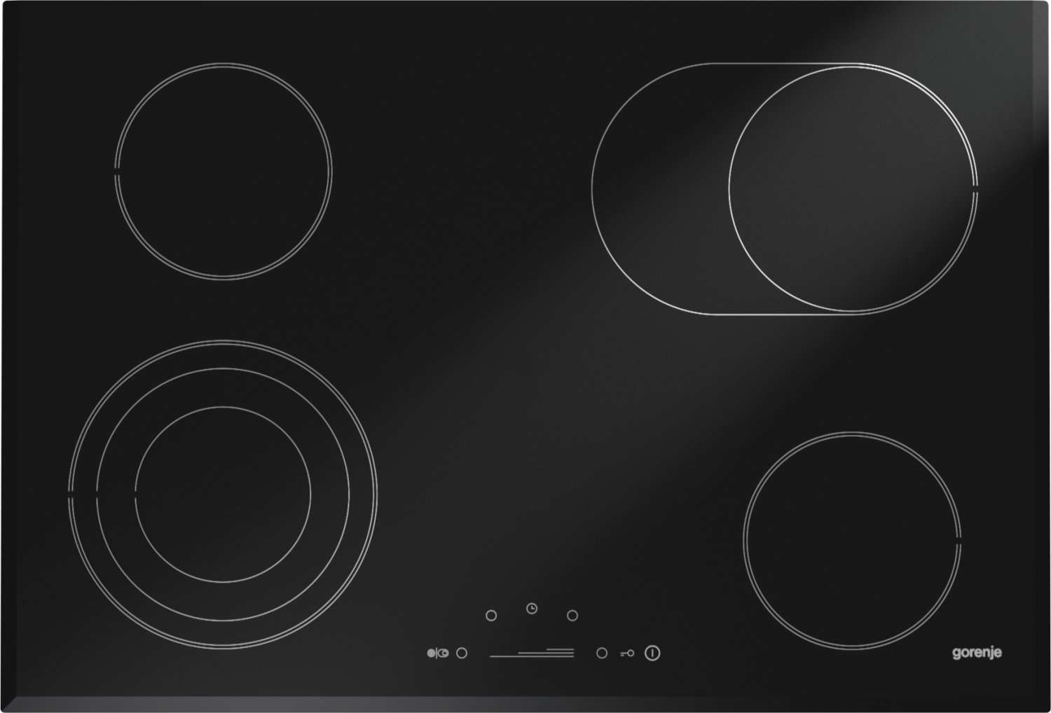 Gorenje ECS780USC Black Built-in Halogen 4 zone(s)
