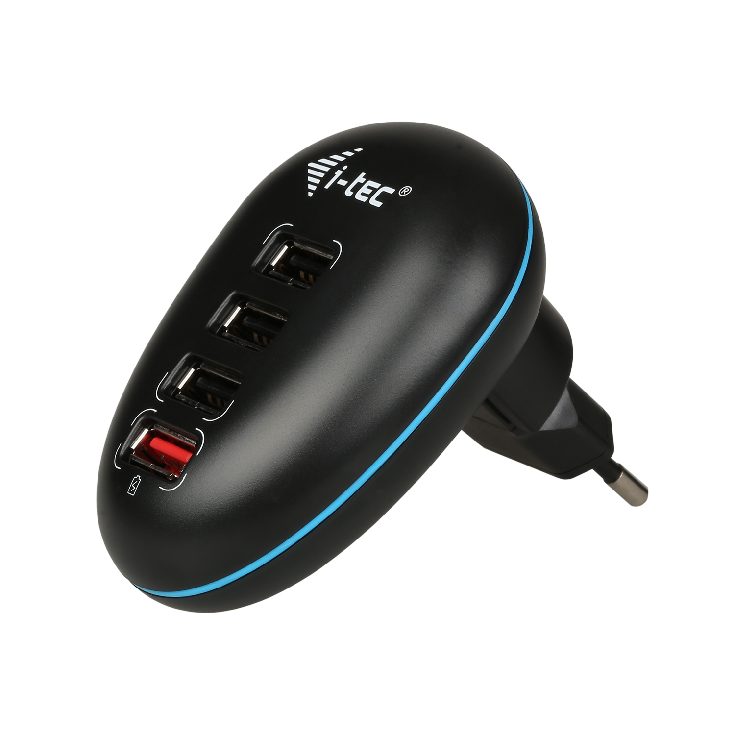 i-tec CHARGER-FB4 mobile device charger Digital camera, GPS, Mobile phone, MP3, Smartphone, Tablet Black AC Indoor – image 3