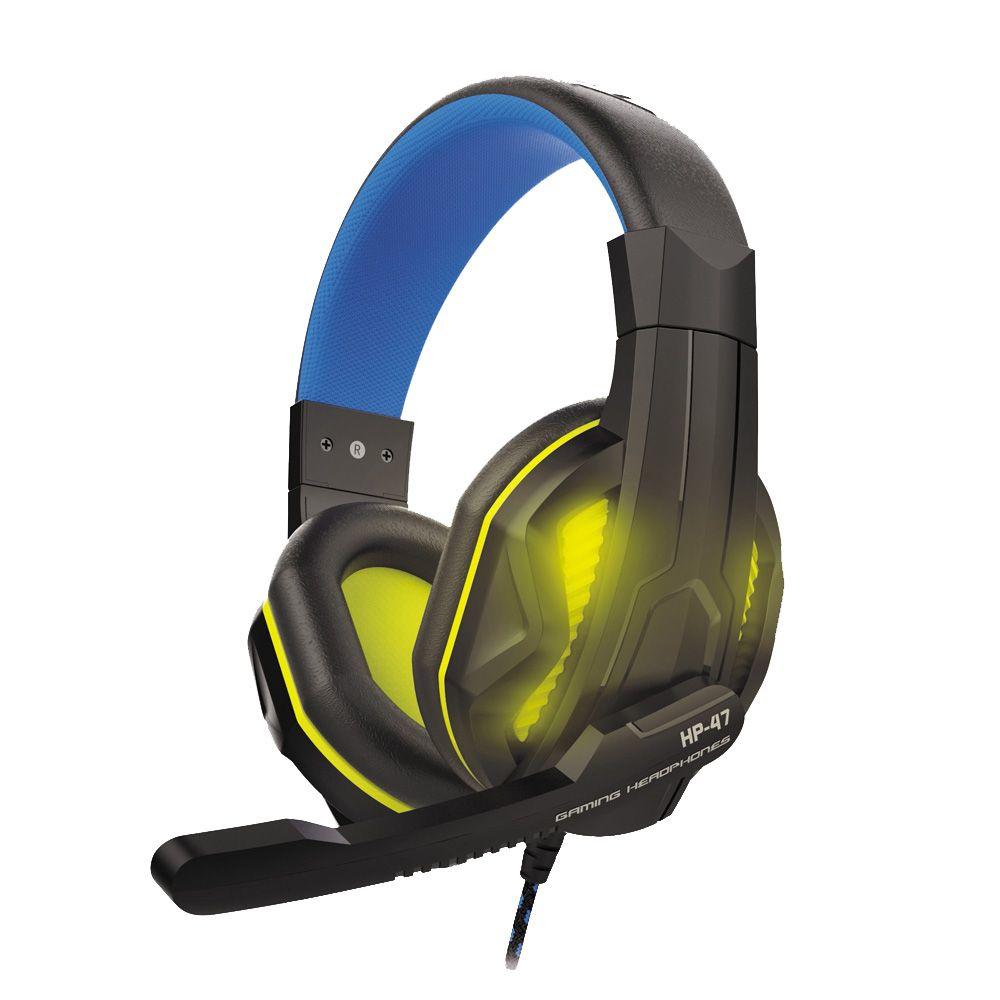 Steelplay HP47 Headset Wired Head-band Gaming Black, Yellow – image 1