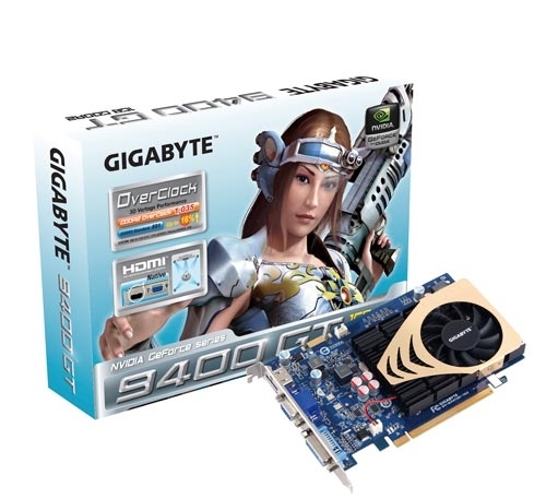 GIGABYTE GV-N94TOC-1GI graphics card GeForce 9400 GT