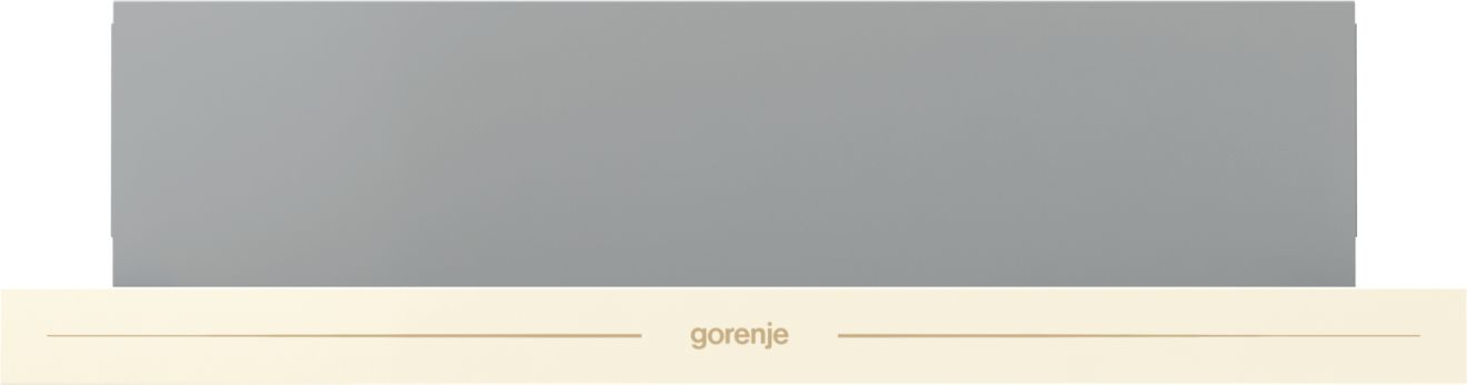 Gorenje BHP62CLI cooker hood Semi built-in (pull out) Ivory 435 m³/h – image 2