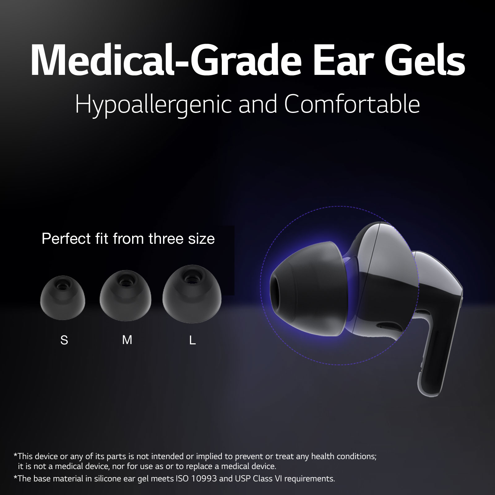LG HBS-FN5U.ABSWBK headphones/headset True Wireless Stereo (TWS) In-ear Calls/Music USB Type-C Bluetooth Black – image 9