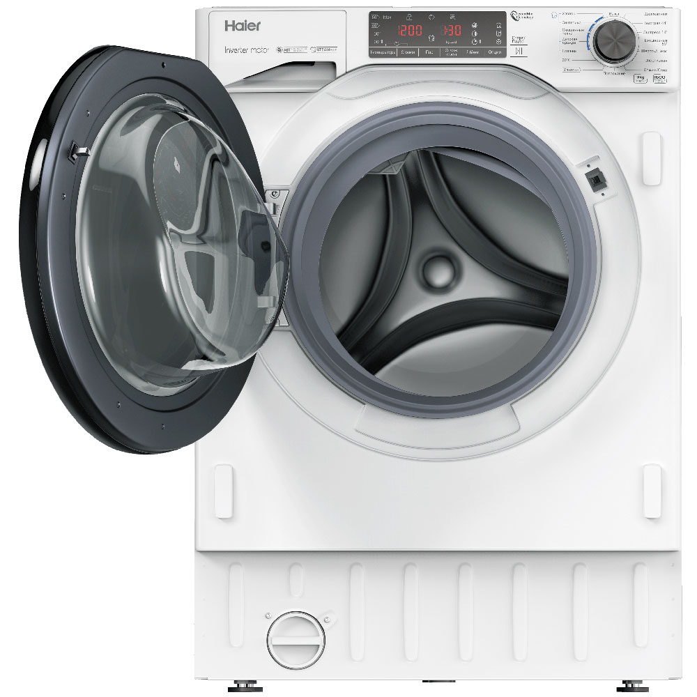 Haier HWQ90B416FWB-RU washer dryer Built-in Front-load White – image 6