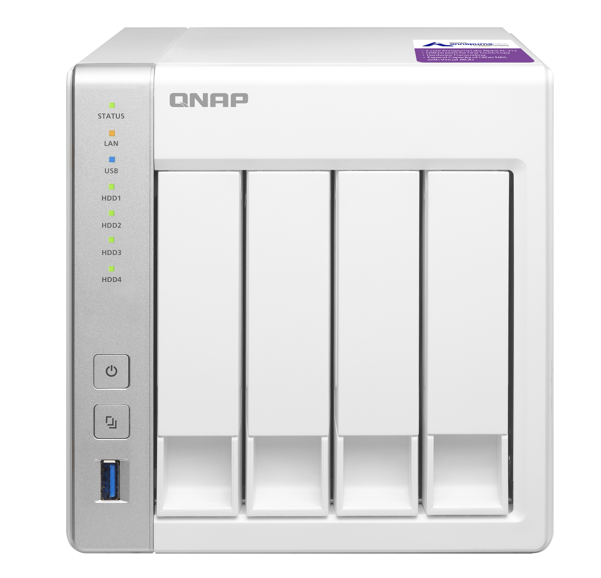 QNAP TS-431P NAS/storage server Tower Annapurna Labs AL212
