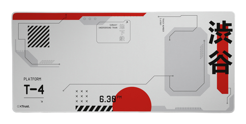 Trust GXT 759 XXL Gaming mouse pad Black Grey Red White