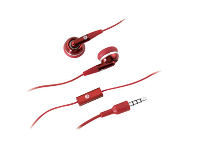 Motorola EH25 headphones/headset Wired Calls/Music Red