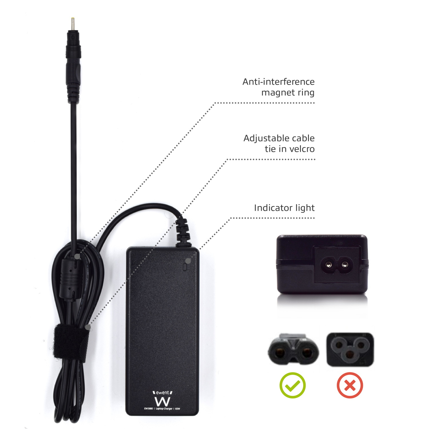 Ewent Notebook charger Home – image 8