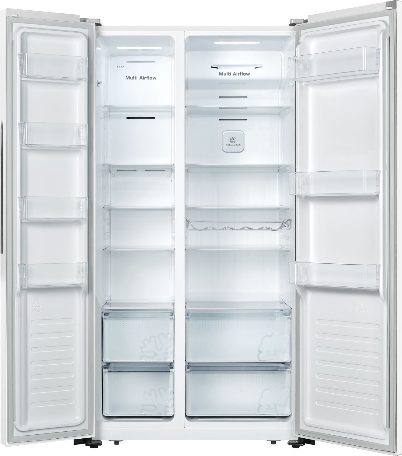 Hisense RS677N4AWF side-by-side refrigerator Freestanding – image 2