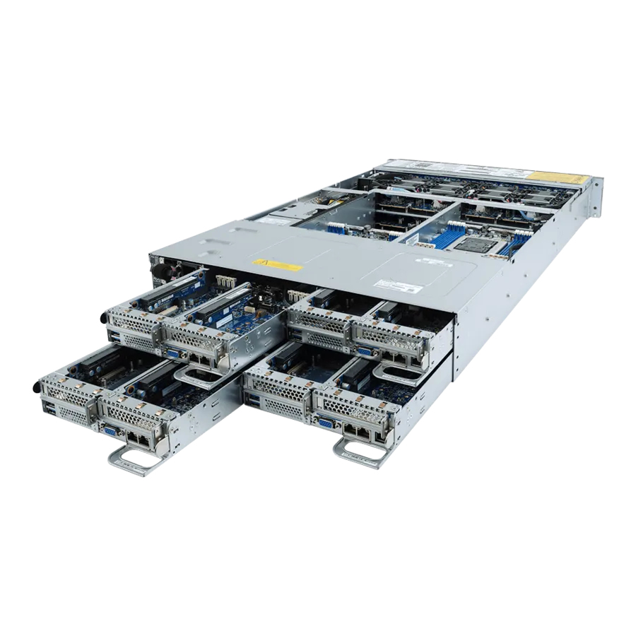 GIGABYTE H262-Z66 server barebone AMD SoC LGA 4094 Rack (2U)