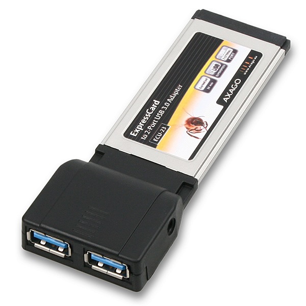 Axagon ECU-23 interface cards/adapter USB 3.2 Gen 1 (3.1 Gen 1) – image 1
