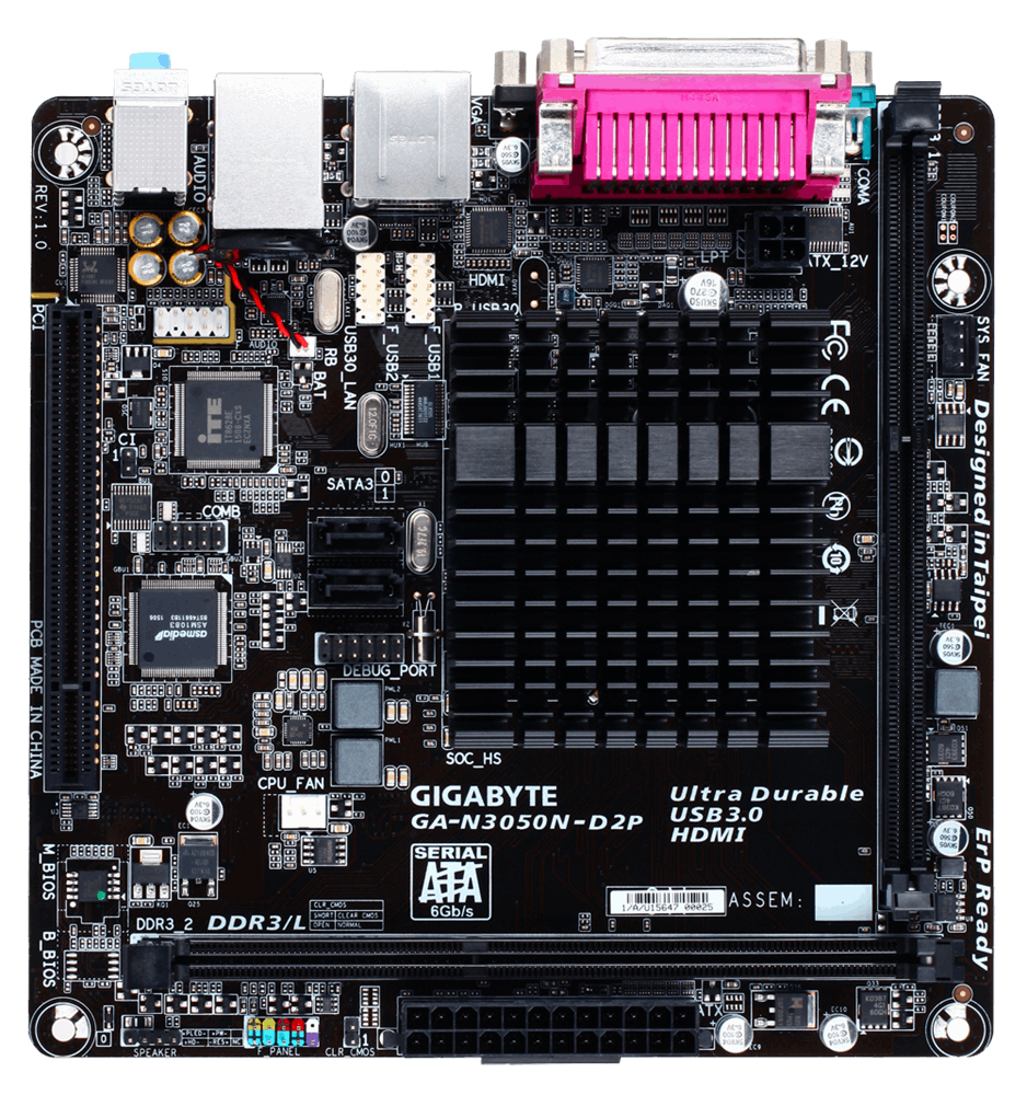 GIGABYTE GA-N3050N-D2P (rev. 1.0) – image 2