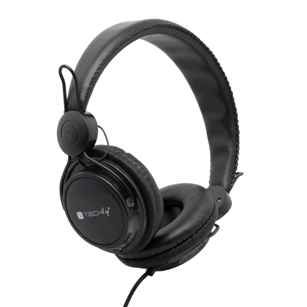 Techly ICC-HS736TY headphones/headset Wired Head-band Music Black – image 3