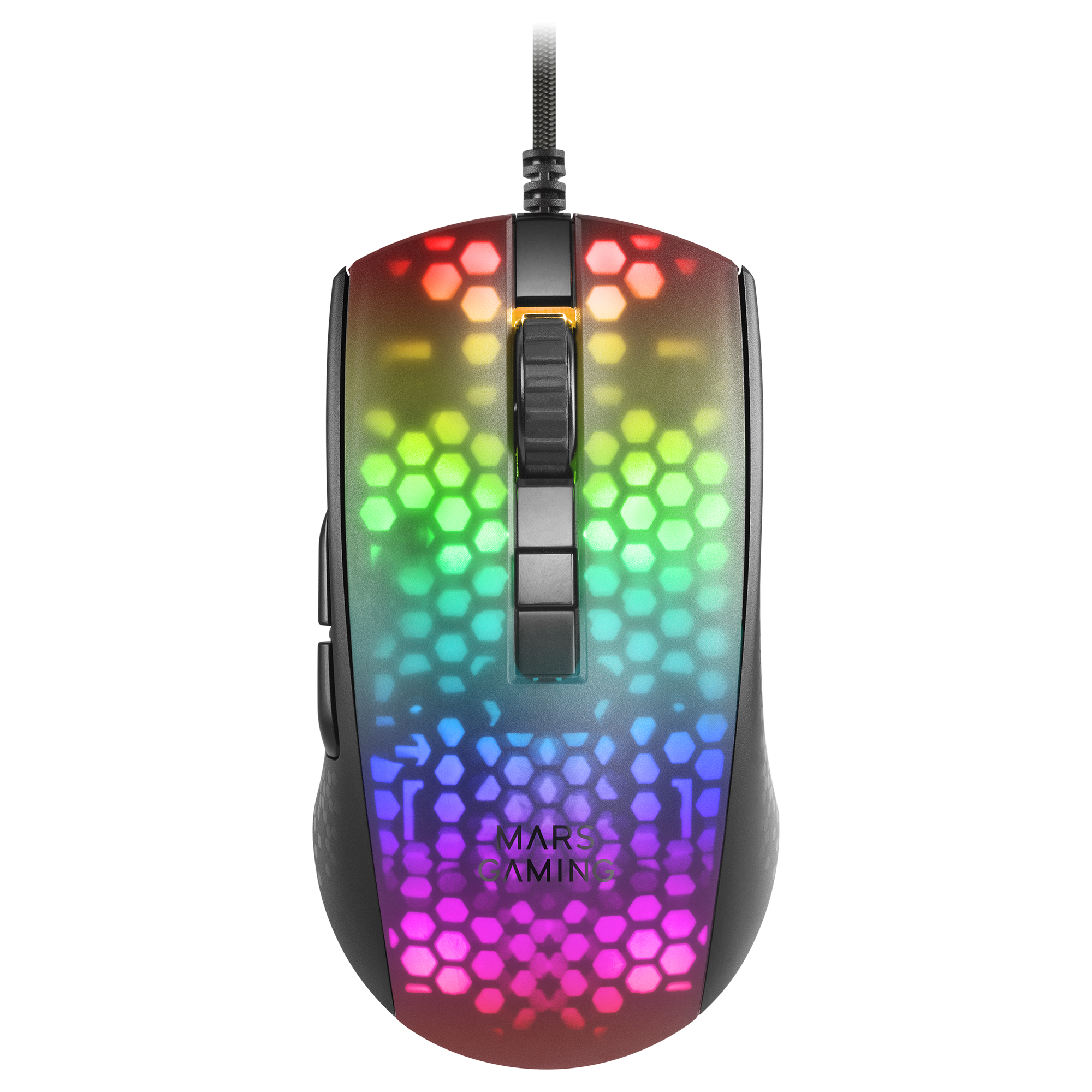 Mars Gaming MMR Black RGB Chroma Gaming Mouse Ultra-lightweight Translucent Frame – image 1