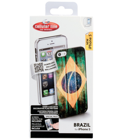 Cellularline FLAGCIPHONE53 mobile phone case Cover Blue, Green, Yellow – image 2