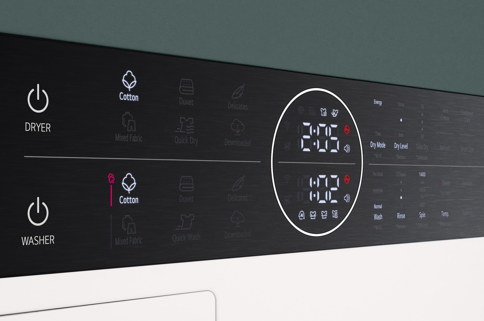 LG W4W8BVKK2HM washer dryer Freestanding Front-load Green, Beige – image 7