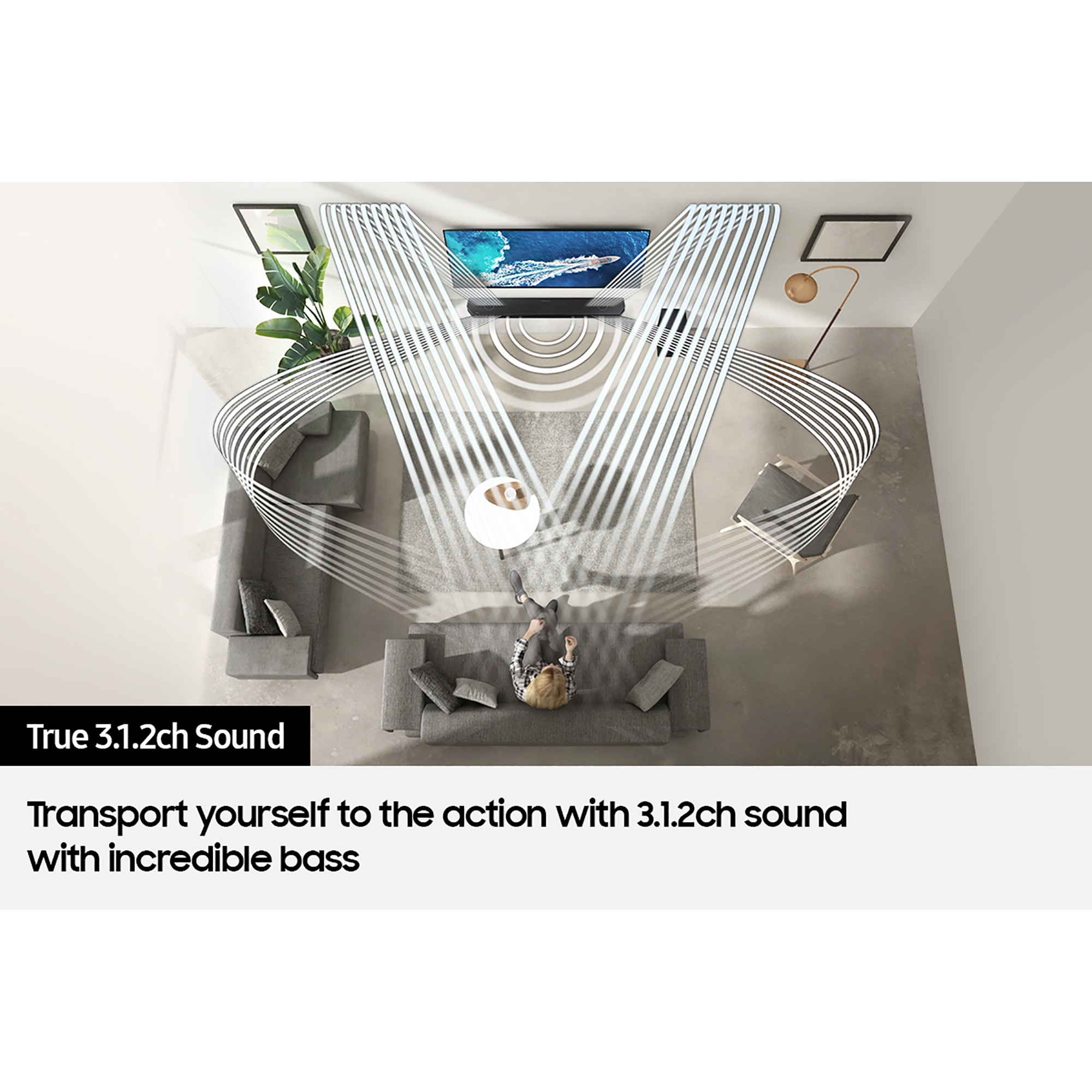 Samsung HW-Q600B/XU soundbar speaker Black 3.1.2 channels – image 8