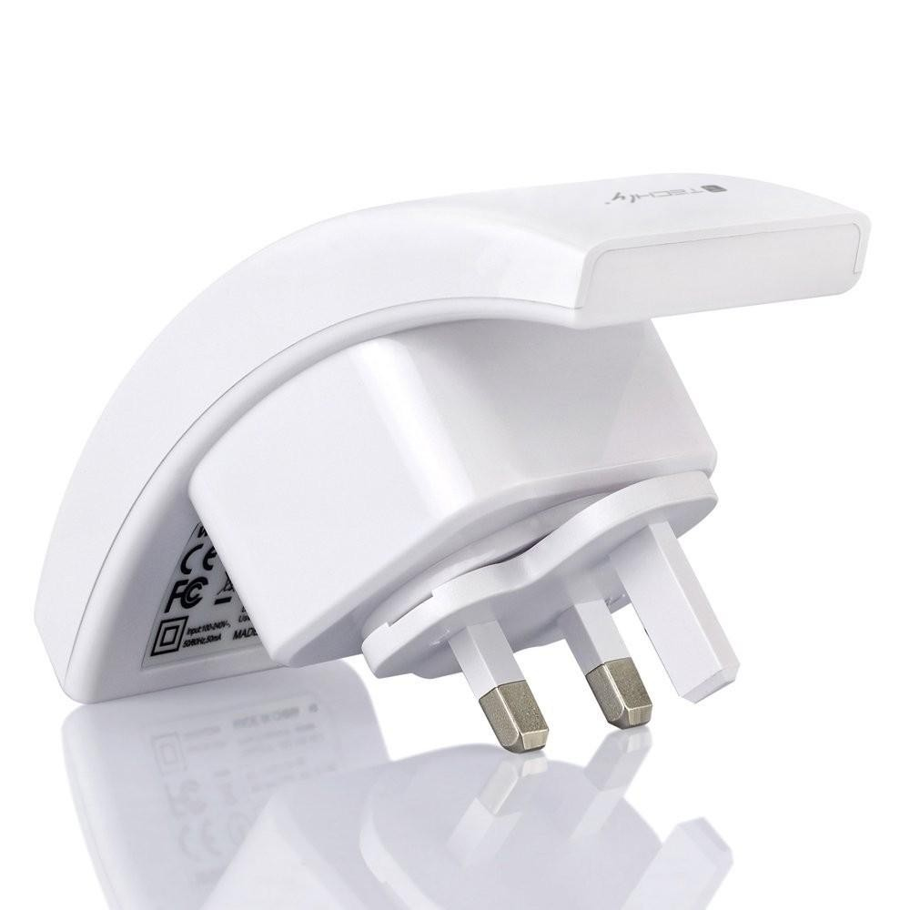 Techly 300N Wireless Repeater (Range Extender) with WPS, UK plug I-WL-REPEATER/UK – image 6