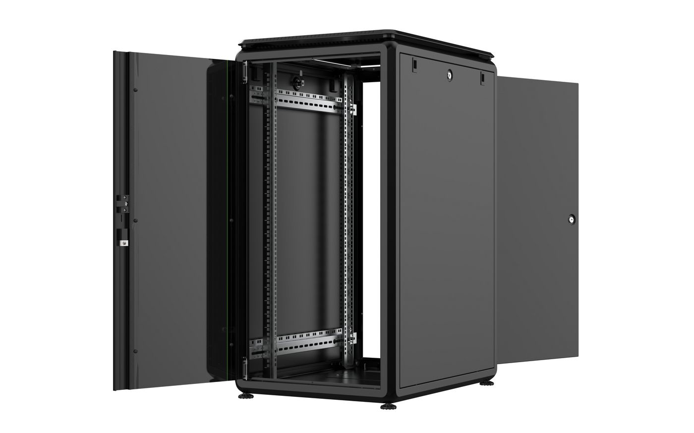 Lanview RDL22U68BL rack cabinet 22U Freestanding rack Black – image 2