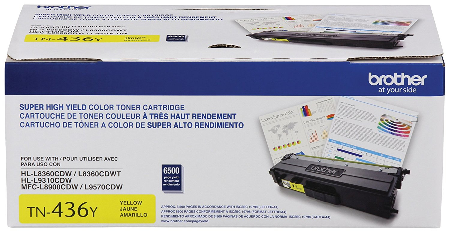 Brother TN-436Y toner cartridge 1 pc(s) Original Yellow – image 1