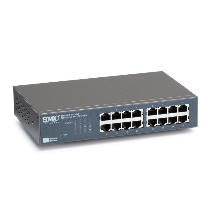 LG SMC-EZ1016DT network switch Unmanaged Grey