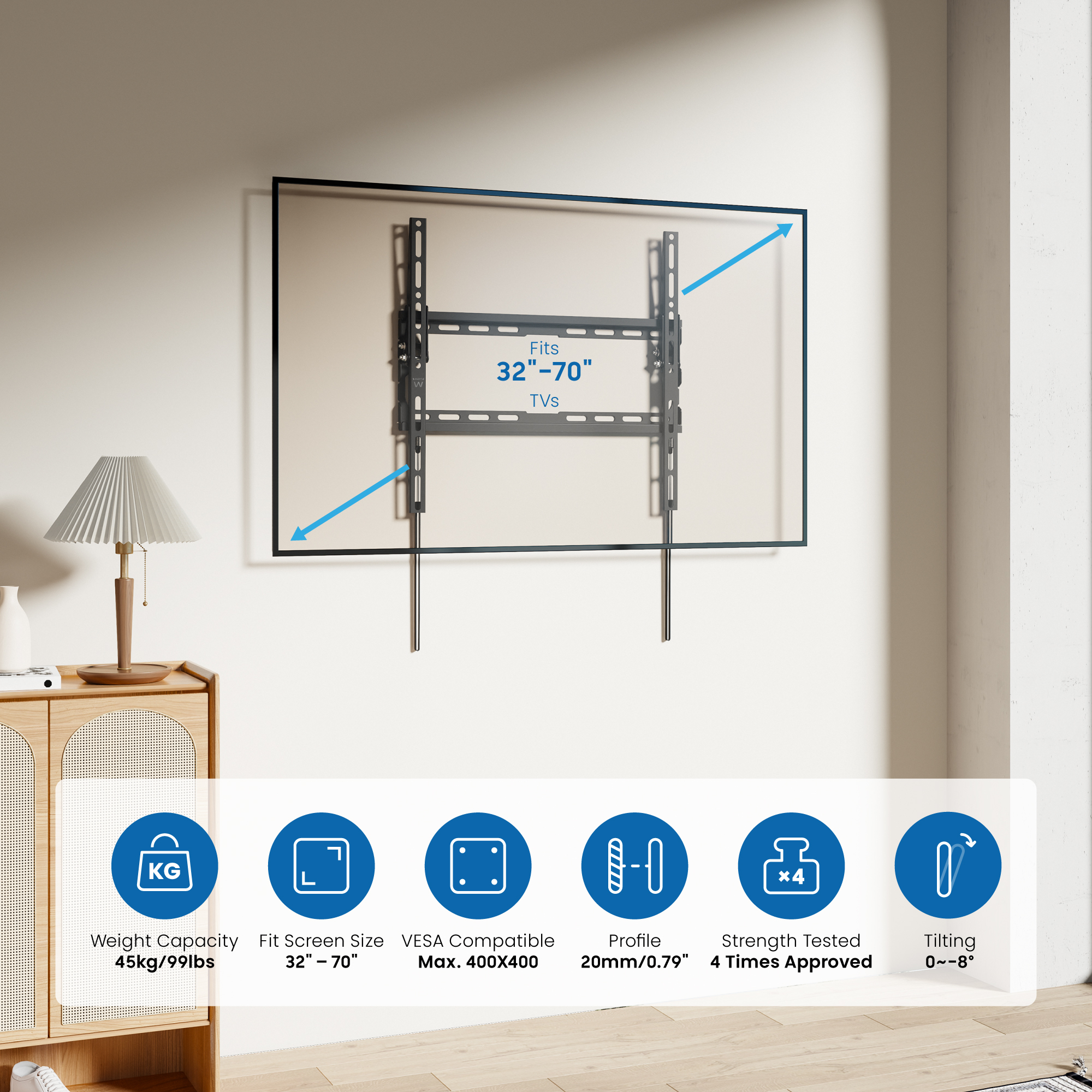 Ewent EW1507 TV mount/stand – image 3