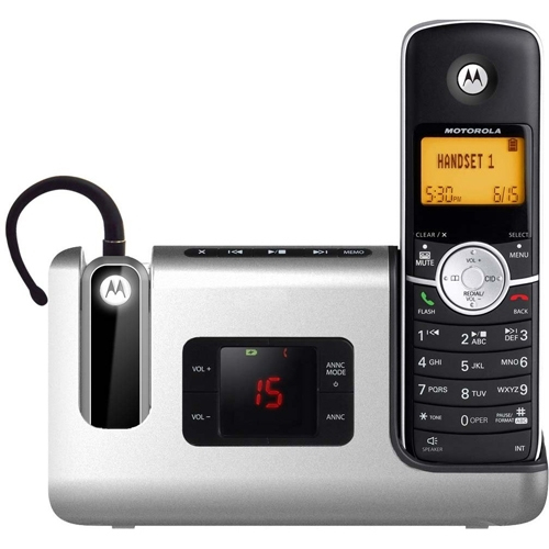 Motorola L902 telephone DECT telephone Black, Silver