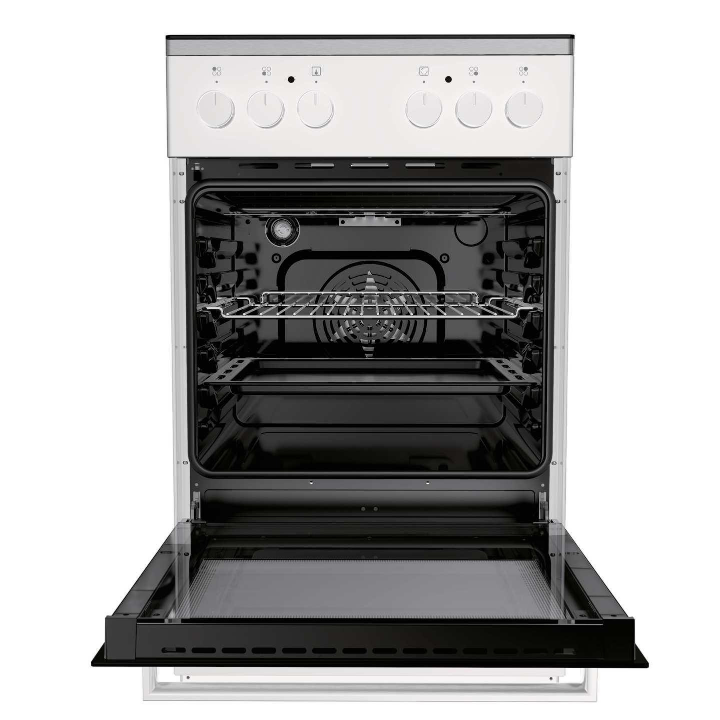 Candy C-COMPACT CVFA54MC1W Freestanding cooker Electric Ceramic hob White – image 2
