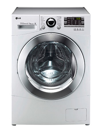 LG F63280WR washer dryer Freestanding Front-load