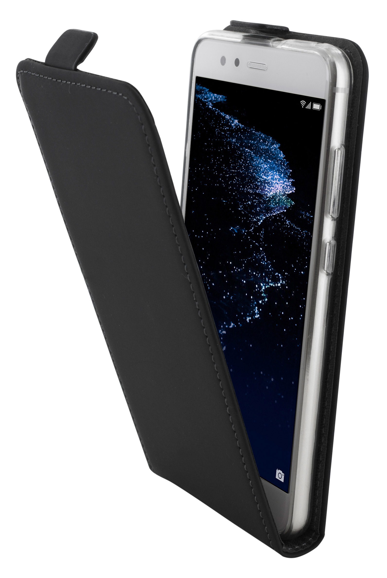Mobiparts Premium Flip TPU Case Huawei P10 Lite Black – image 1
