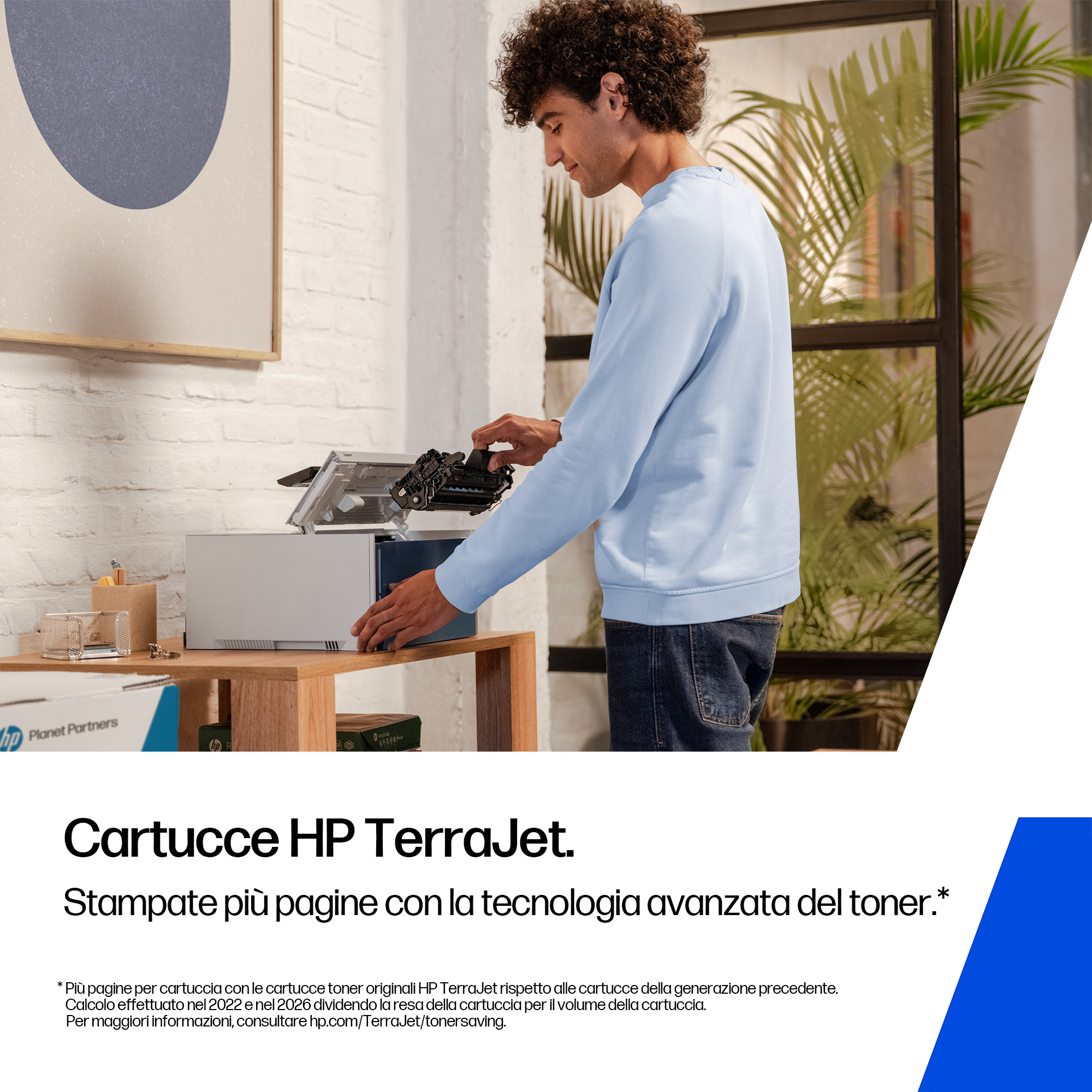 Cartuccia toner originale ciano LaserJet HP 213A - Miniatura 4