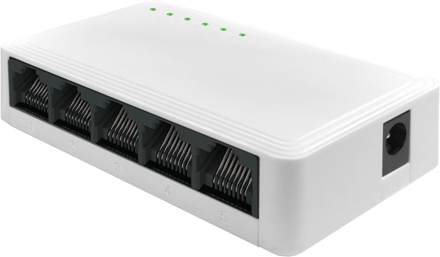 eSTUFF GLB236050 network switch Unmanaged Gigabit Ethernet (10/100/1000) White – image 2
