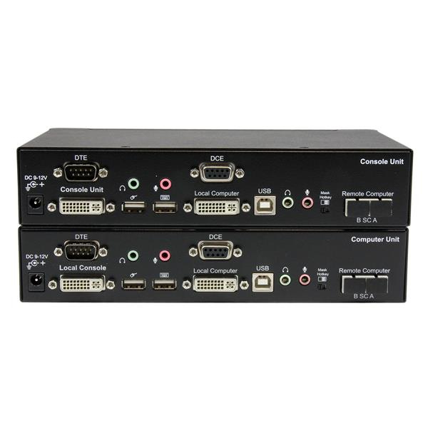 StarTech.com USB, DVI KVM Console Extender w/ Serial & Audio – image 3