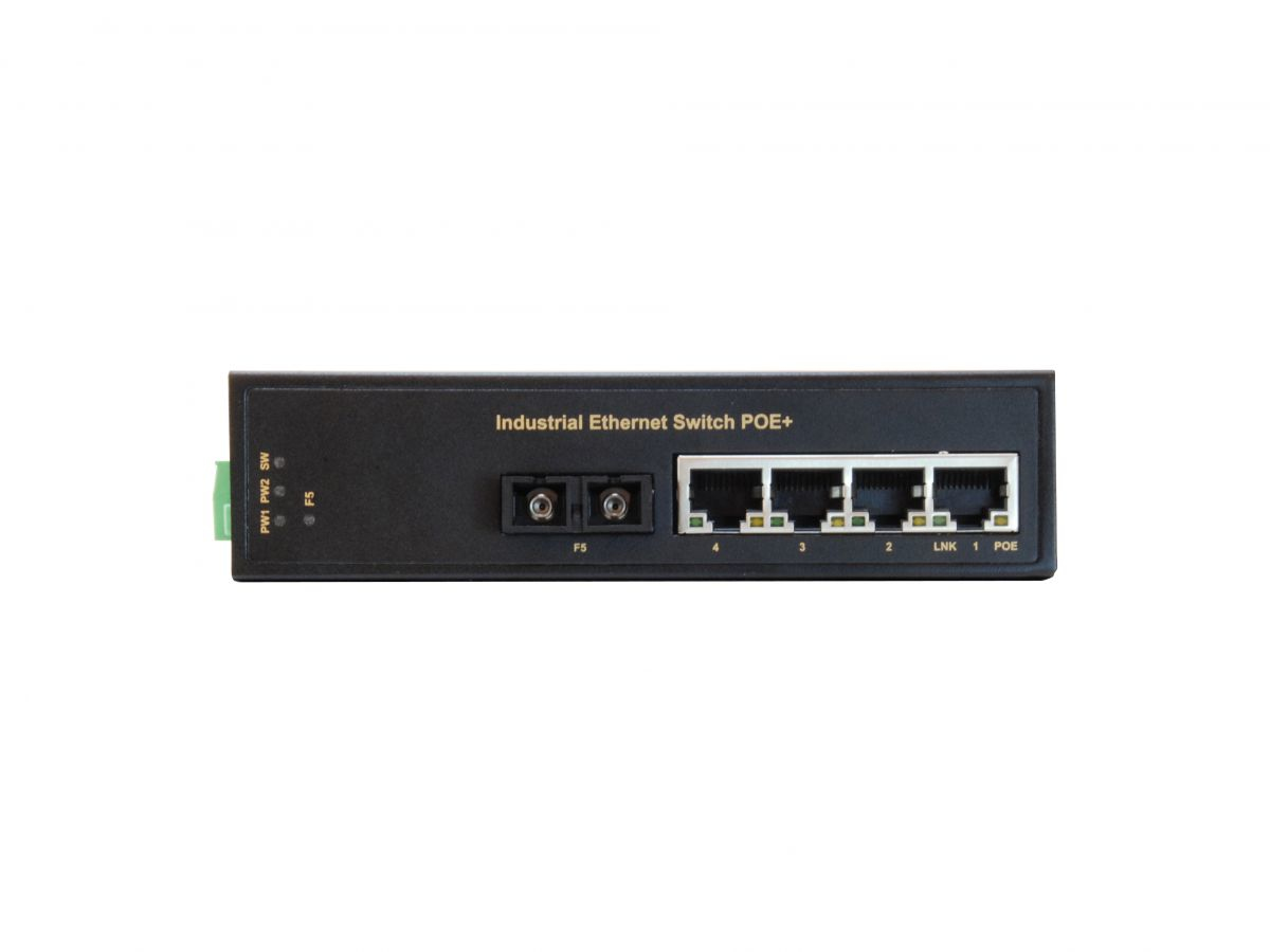 LevelOne 5-Port Fast Ethernet Industrial Switch, DIN-Rail, -40°C to 75°C – image 2