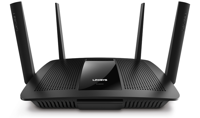 Linksys EA8500 wireless router Black