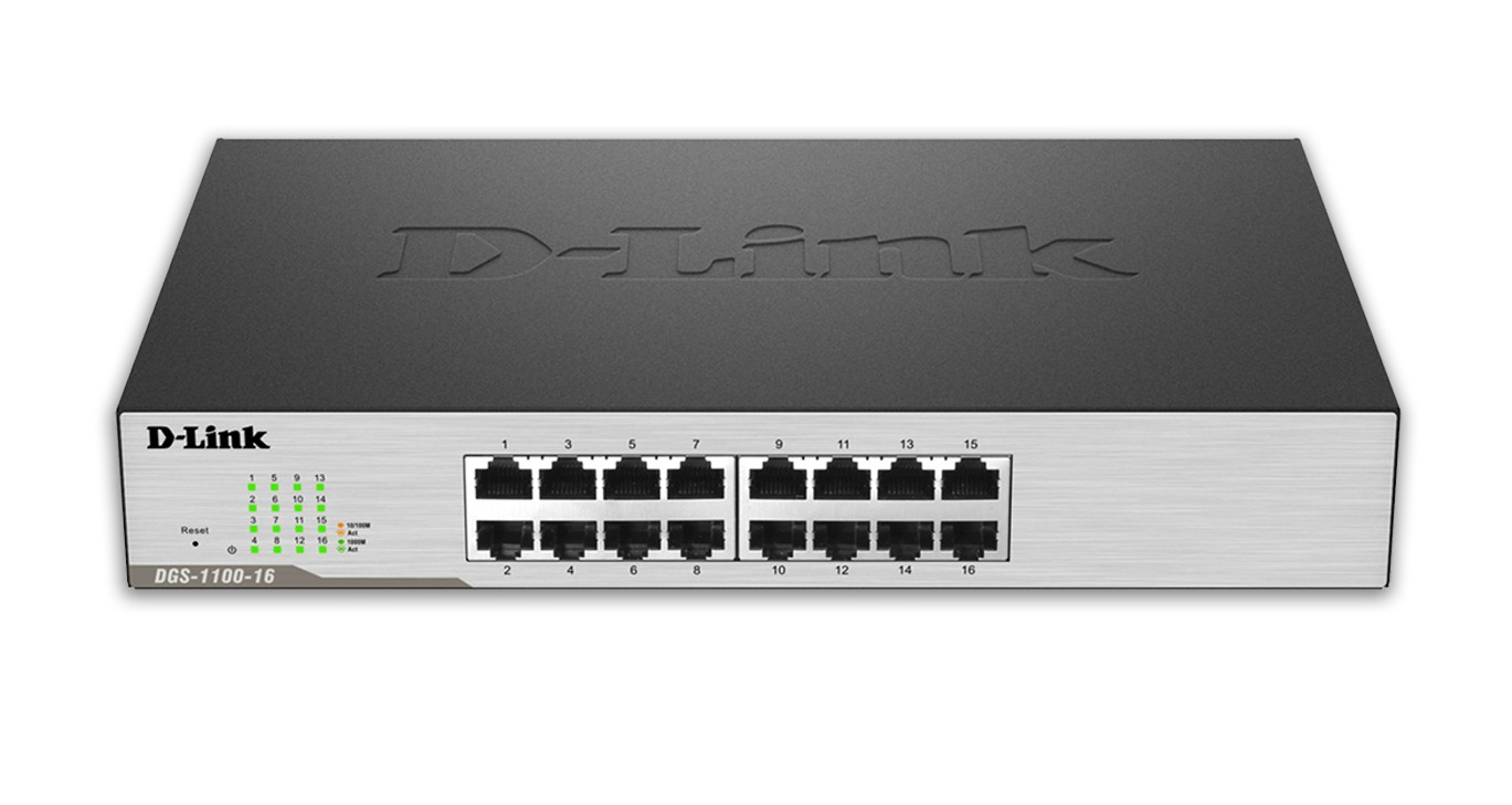 D-Link EasySmart Managed L2 Gigabit Ethernet (10/100/1000) Black – image 1