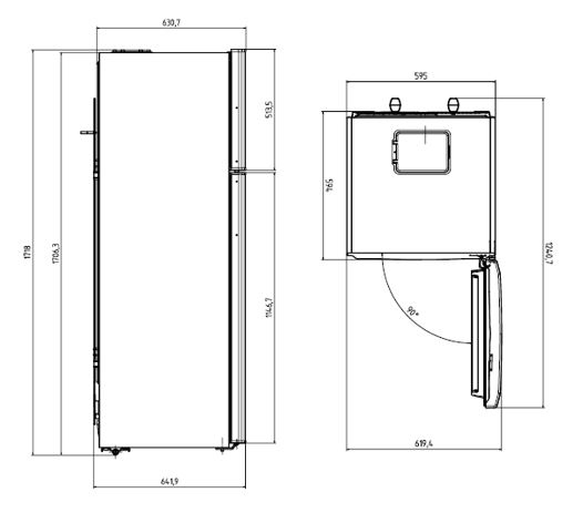 Beko RDNE350K20XB fridge-freezer Freestanding – image 8
