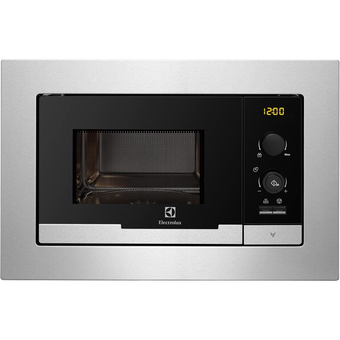 Electrolux EMS20107OX microwave Black, Stainless steel Solo microwave Built-in