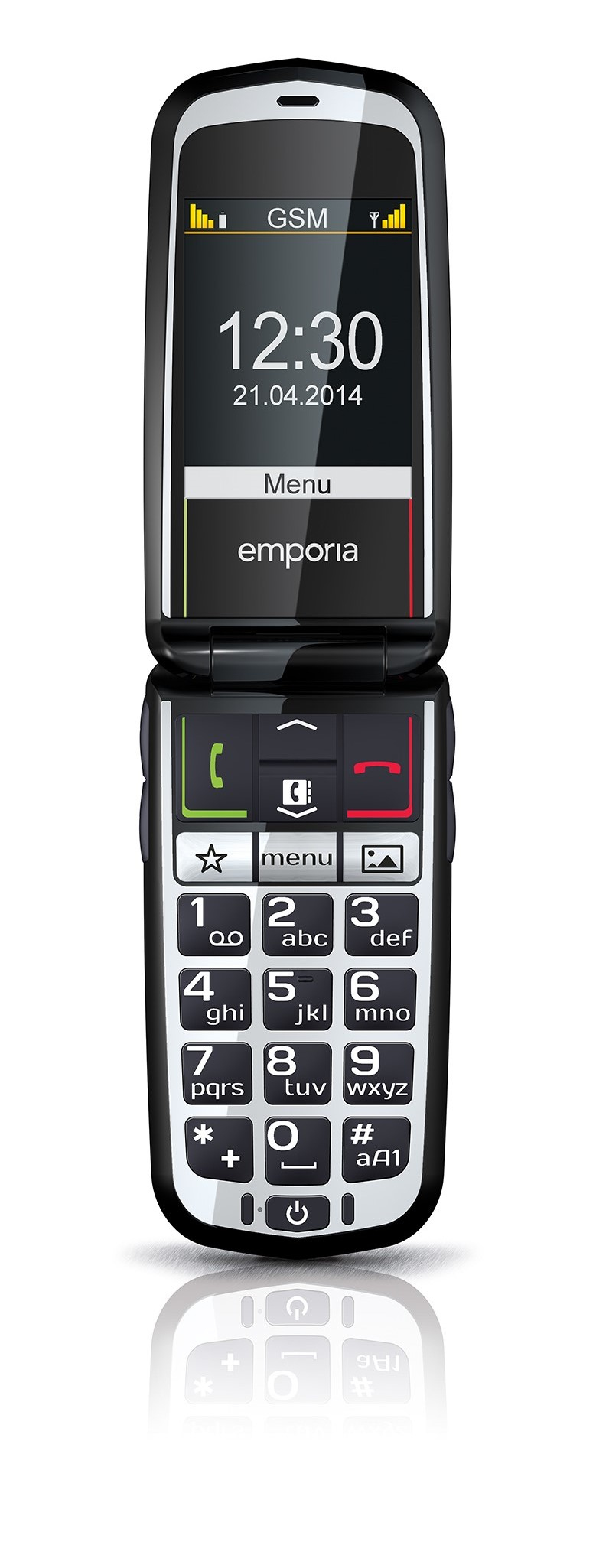 Emporia GLAM 6.1 cm (2.4") 92 g Black Senior phone – image 3