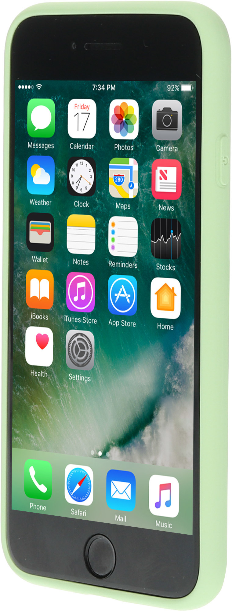 Mobiparts Silicone Cover Apple iPhone 7/8/SE (2020/2022) Pistache Green – image 5