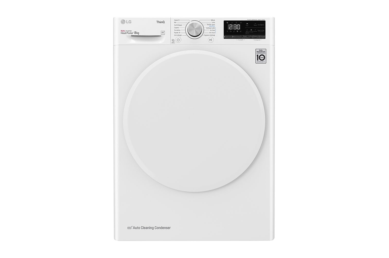 LG RH8V59WH tumble dryer Freestanding Front-load – image 1