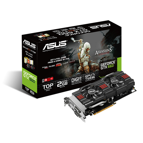 ASUS GTX660-DC2TG-2GD5 graphics card NVIDIA GeForce GTX 660 – image 4