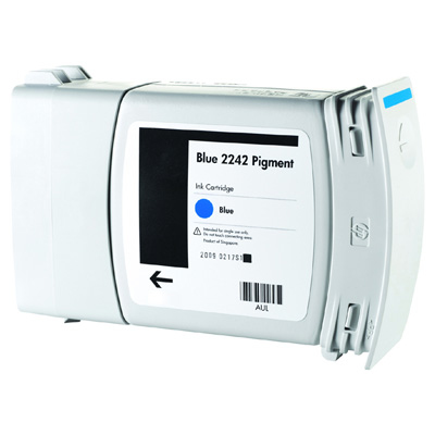 HP Blue 2242 Pigment 175ml Bulk Ink Cartridge