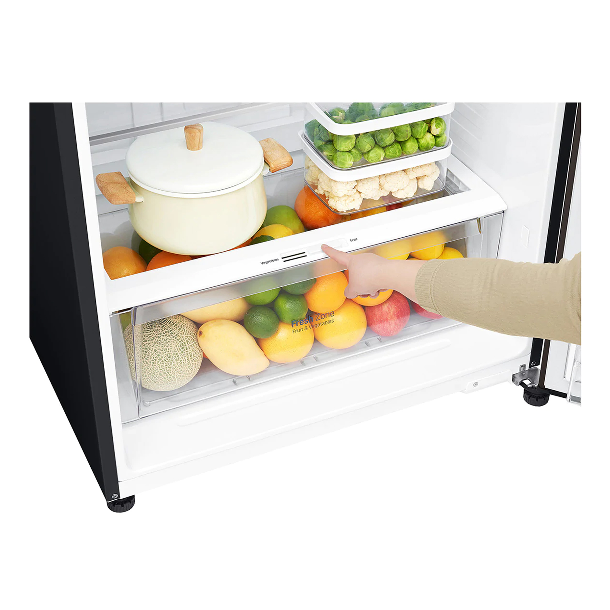 LG GTF744BLPZD fridge-freezer Freestanding – image 7